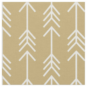 Gold Arrows Fabric