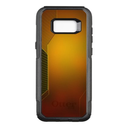 Gold Art Deco design in a Modern Style OtterBox Commuter Samsung Galaxy S8+ Case