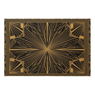 Gold Art Deco Luxury Art