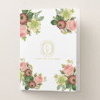 Gold Art Deco Monogram Vintage Florals Appointment