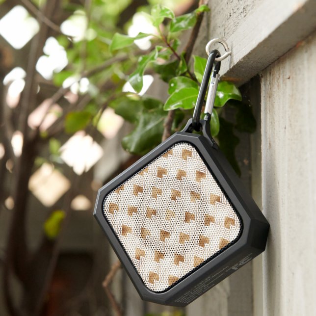 Gold Art Deco Pattern Bluetooth Speaker (Inisitu)