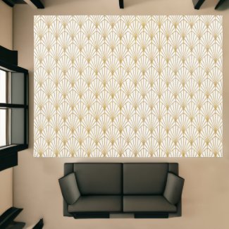 Gold Art Deco Pattern 