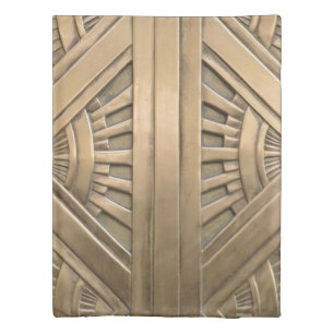 gold, art nouveau,art deco,vintage,chic,elegant,vi duvet cover