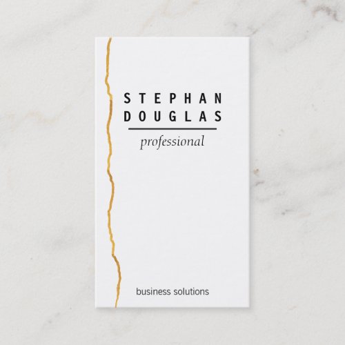 Gold  Artistic Business Card