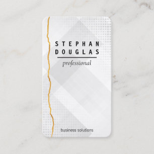 Gold Artistic Stylish Creative Business Card