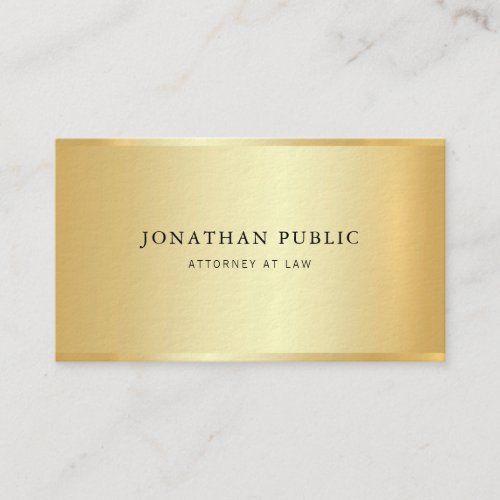 Gold Attorney Lawyer Template Law Office Modern Business Card