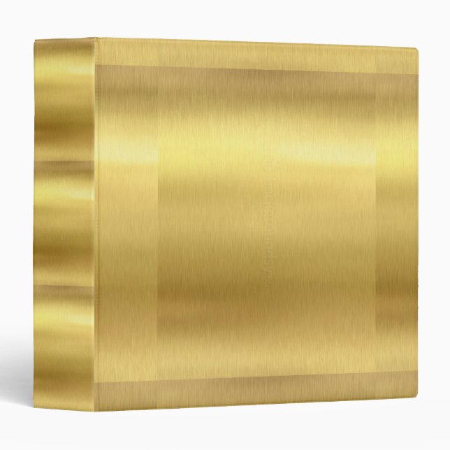 Gold Avery Signature 1.5" Binder (Front/Spine)