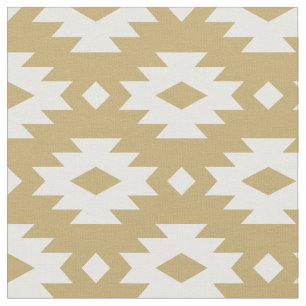 Gold Aztec Fabric