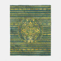 Aztec Sky Gold Embroidered Towel Collection