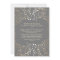 Gold Baby's Breath Floral Grey Wedding