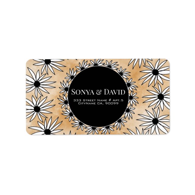 Gold Background And Mandala Label (Front)