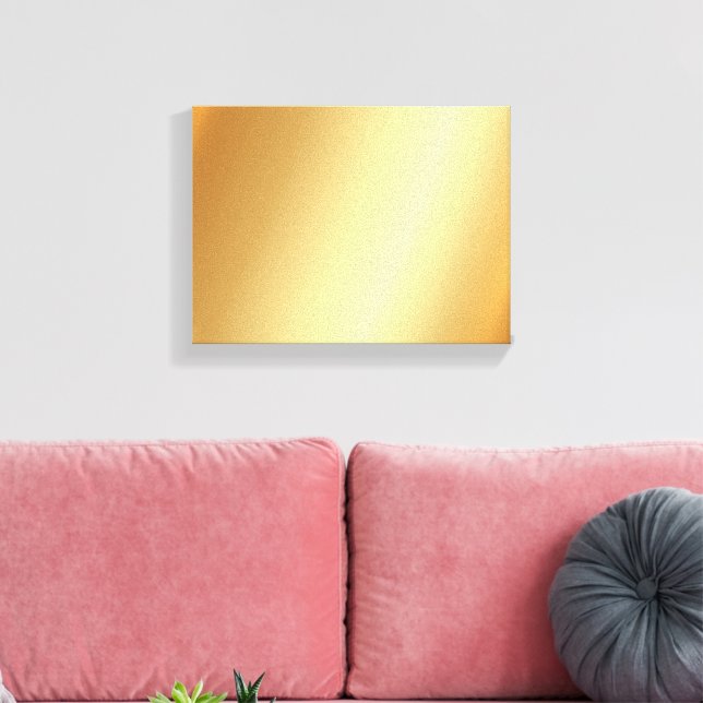 Gold Background For Your Photo Small Horizontal Canvas Print (Insitu(LivingRoom))