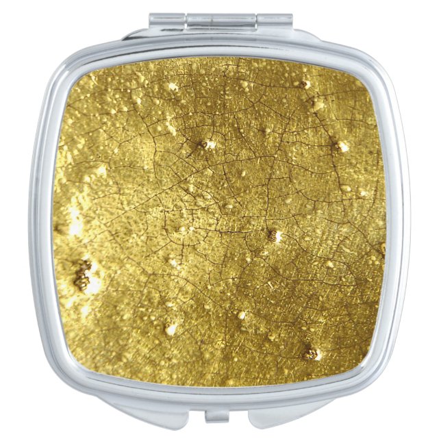 Gold Background Makeup Mirror (Front)