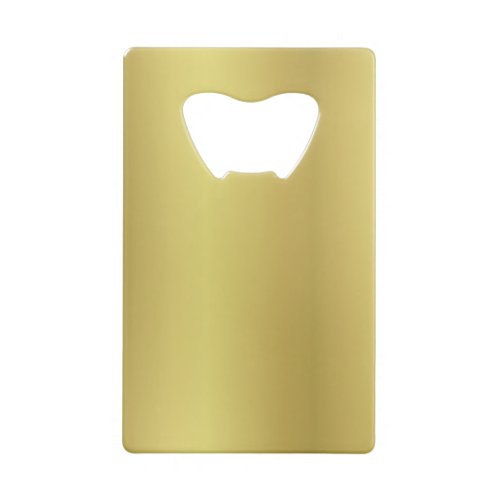Gold Background Template Credit Card Bottle Opener