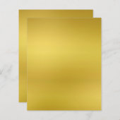 Gold Background Template Custom (Front/Back)