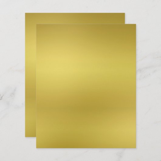 Gold Background Template Custom (Front/Back)