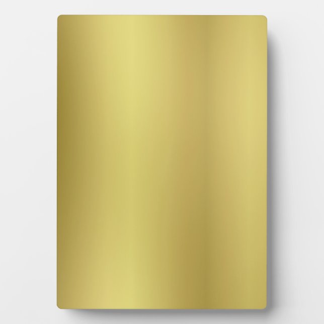 Gold Background Template Plaque (Front)