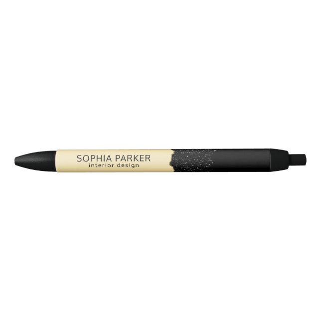 Gold Background White Spark Pen (Front)