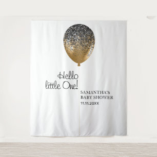Gold Balloon Baby Shower Celebration backdrop
