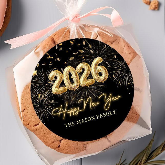 Gold Balloon New Years Eve Party Sticker (Creator Uploaded)