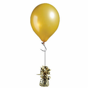 Gold Balloon Pin Cutout