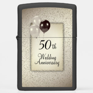 Gold Balloons Party Celebration Zippo Lighter