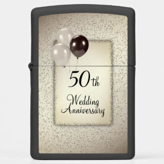 Gold Balloons Party Celebration Zippo Lighter