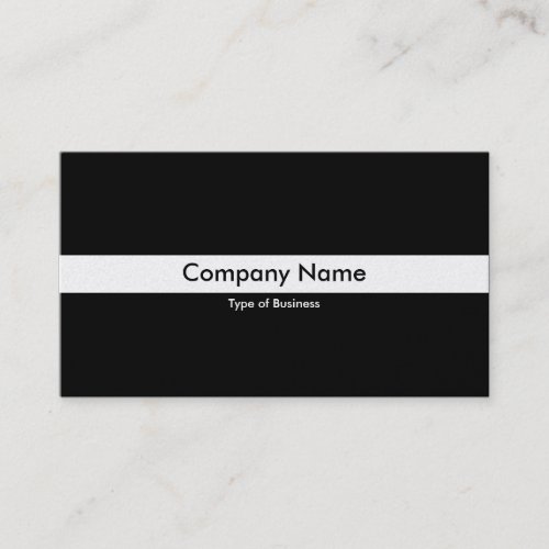 Gold Band - Black - Gold Card Version Business Card Template