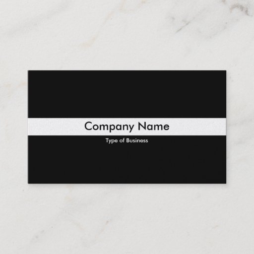 Customizable Gold Band - Black - Gold Card Version Business Card Template
