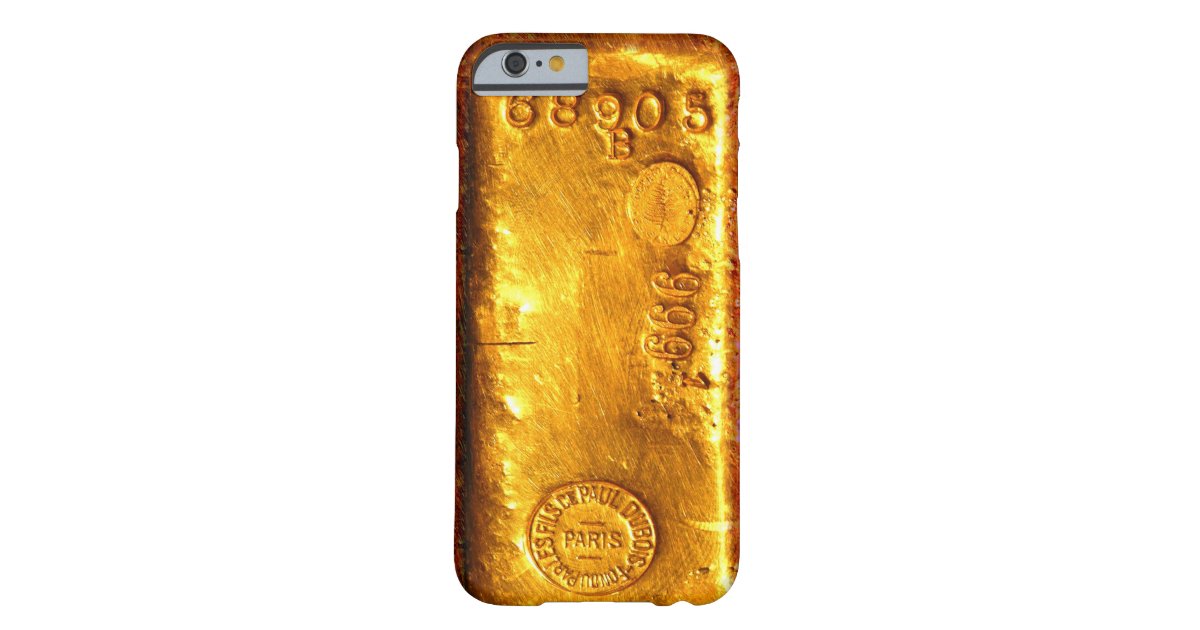 Gold Bar Barely There iPhone 6 Case | Zazzle