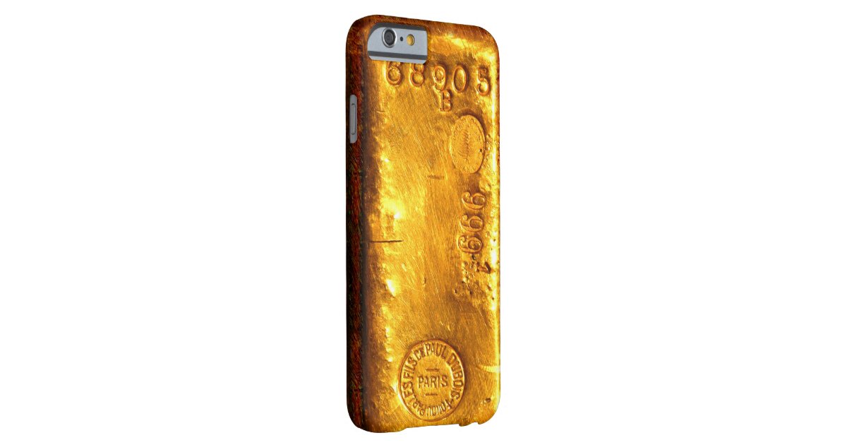Gold Bar Barely There iPhone 6 Case | Zazzle