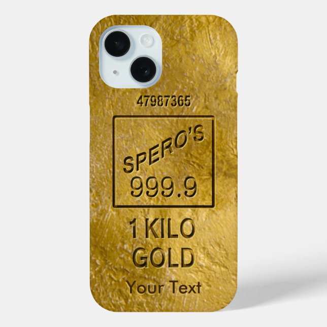 Gold Bar Case-Mate iPhone Case (Back)
