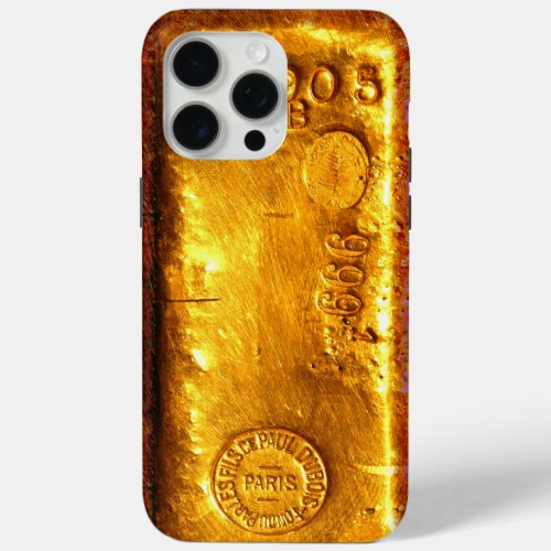 Gold Bar iPhone 15 Pro Max Case