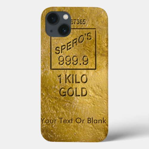 Gold Bar iPhone 13 Case