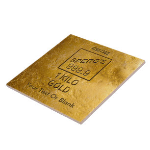 Gold Bar Ceramic Tile