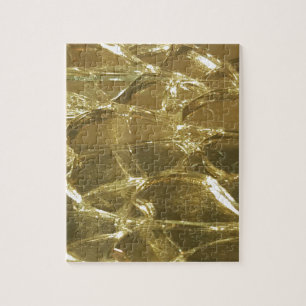 gold bar golden lights chic festive gold jigsaw puzzle