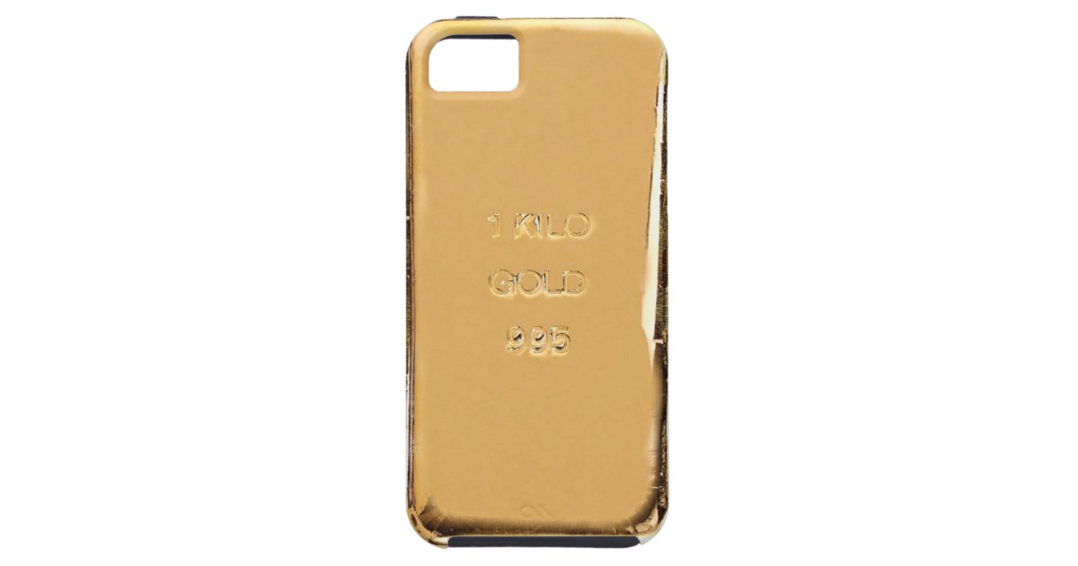 Gold Bar iPhone5 Case | Zazzle