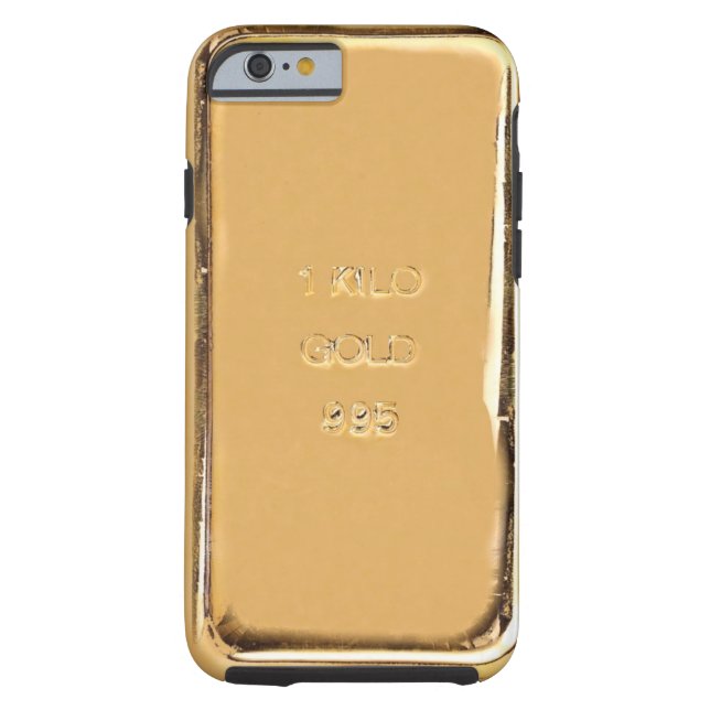 Gold Bar iPhone 6 case (Back)