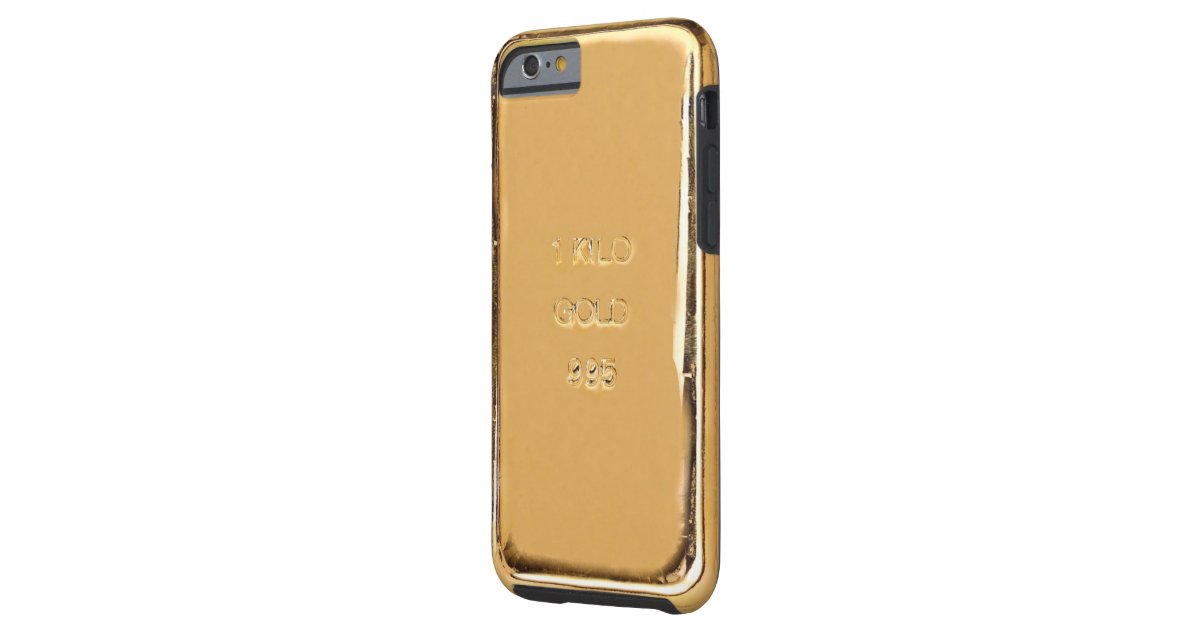 Gold Bar iPhone 6 case | Zazzle