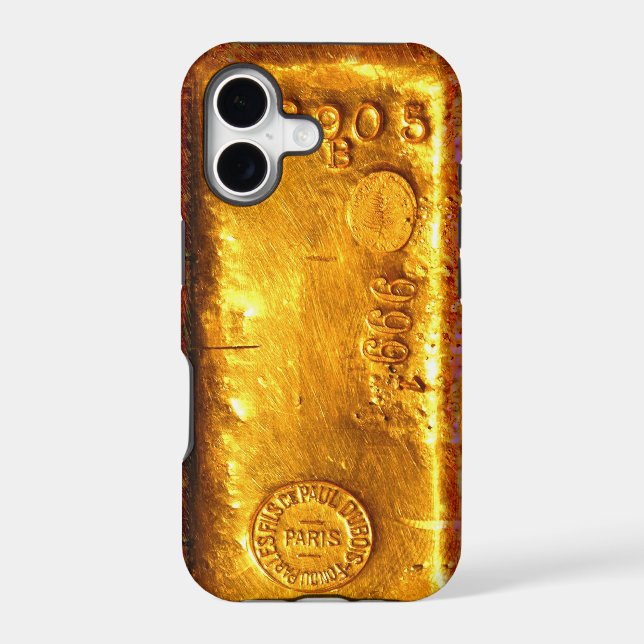 Gold Bar Iphone Case (Back)
