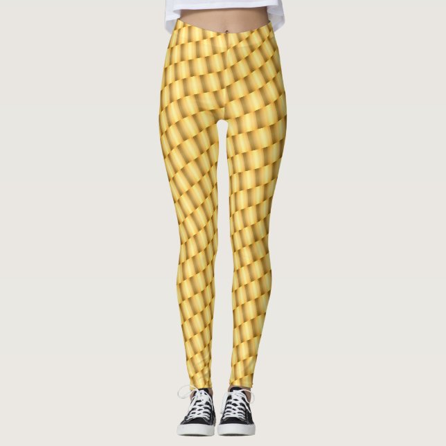 Gold bar leggings (Front)