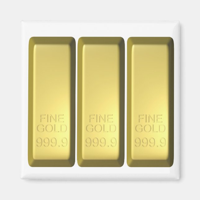 Gold Bar Magnet (Front)
