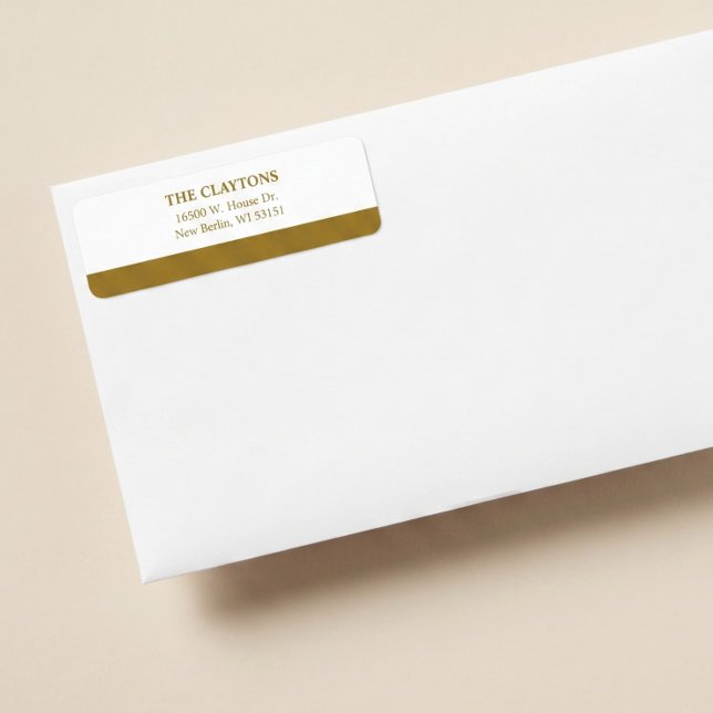 Gold Bar Minimalist Modern Label (Creator Uploaded)