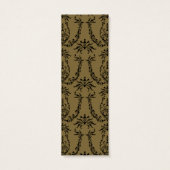 Gold Baroque Pattern Bookmark (Back)
