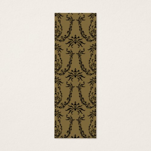 Gold Baroque Pattern Bookmark