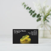 Gold Bars Business Card (Standing Front)