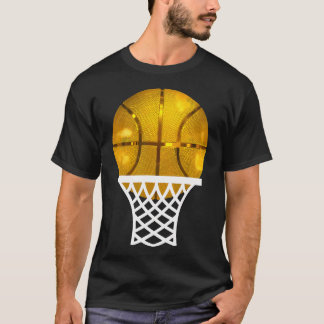 Gold Basketball Trophy Mvp Award Cool Basketball P T-Shirt