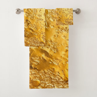 Gold Bath Towel Set