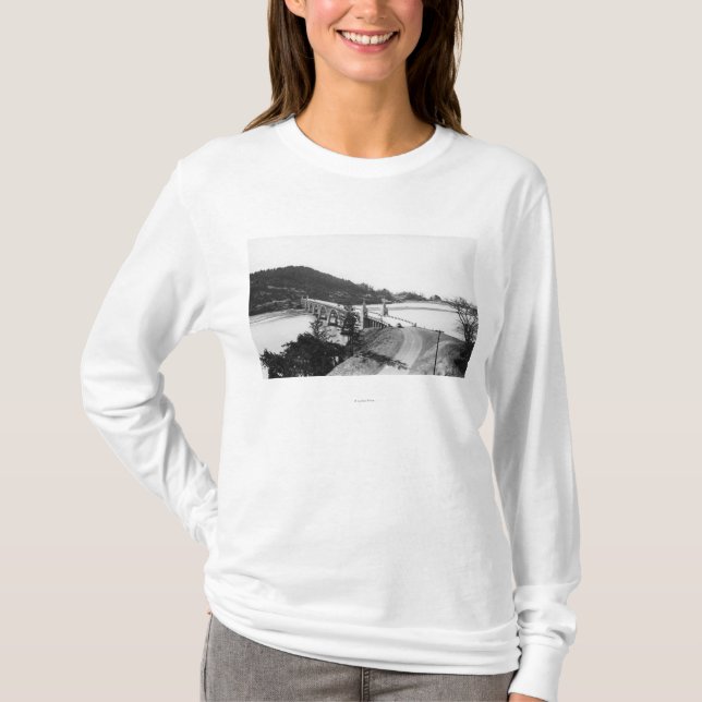 Gold Beach, Oregon Bridge over Rogue River T-Shirt (Front)