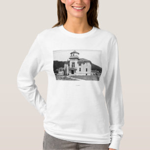 Gold Beach, Oregon View of Court House Photograp T-Shirt